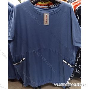 Carmen über Sommerschultern Damenkleid (uni s / l) Italienische Mode IM620053