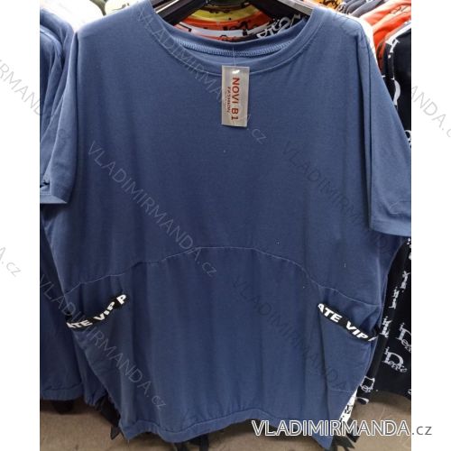 Carmen über Sommerschultern Damenkleid (uni s / l) Italienische Mode IM620053