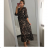 Elegantes Leoparden-Langarm-Damenkleid (SM Einheitsgröße) ITALIAN FASHION IMWA214402