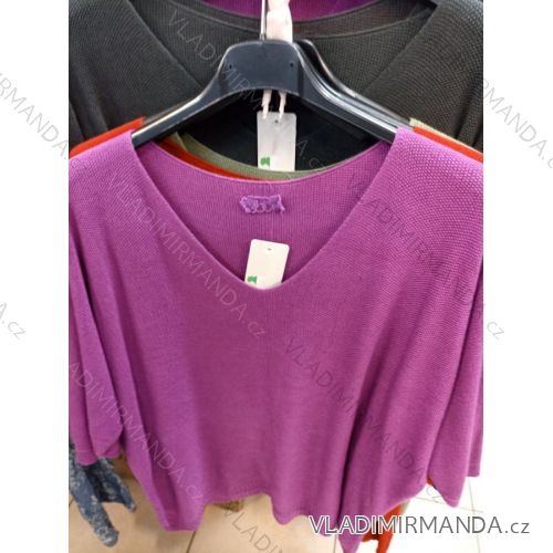 T-Shirt Kurzarm mit Spitze Frauen (Uni s / m) TURKISH FASHION TM920024