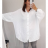 Košile tunika 3/4 rukáv dámská nadrozměr (uni xxl) ITALSKÁ MÓDA IM821012