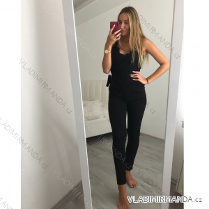 Überlagerte elegante lange Damenspitze (UNI SL) ITALIENISCHE Mode IM919030