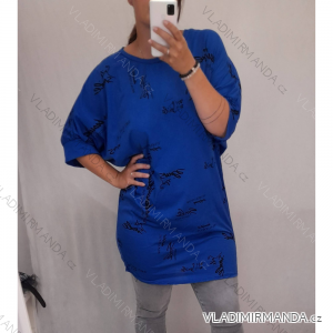 Kurzarmhemd Kurzarm gestreift Damen (uni sl) ITALIENISCHE Mode IM420485