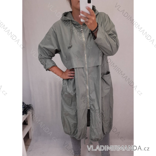 Jacke dünner Reißverschluss Frauen (uni s / m) ITALIENISCHE MODE IM719408
