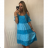Kleid mit 3/4 Ärmeltasche für Damen (uni sl) ITALIAN Fashion IM3181746 hellblau S / M