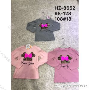 Langarm-T-Shirt für Mädchen (98-128) ACTIVE SPORT ACT21HZ-8652