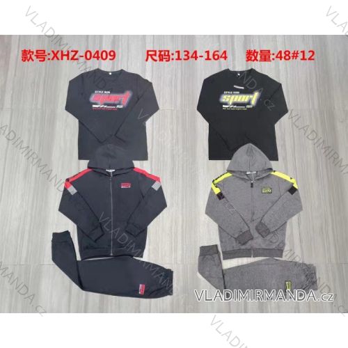 Set Kapuzen-Sweatshirt mit Reißverschluss und Jogginghose Jungen (134-164) ACTIVE SPORT ACT21XHZ-0388