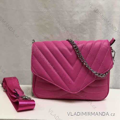 Damenhandtasche (EINZEL-GRÖSSE) ITALIAN FASHION IM26190708 EINHEITSGRÖSSE dunkelrosa
