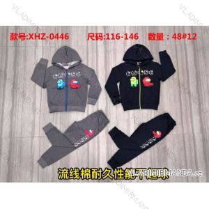 Set Kapuzen-Sweatshirt mit Reißverschluss und Jogginghose Kinder Teenager Jungen (116-146) ACTIVE SPORT ACT21XHZ-0446