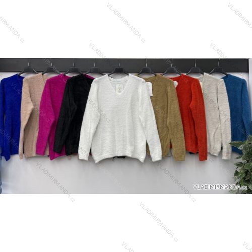 Kleid mit 3/4 Ärmeltasche für Damen (uni sl) ITALIAN Fashion IMWD20529