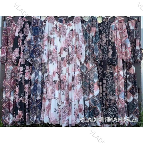 Kleid mit 3/4 Ärmeltasche für Damen (uni sl) ITALIAN Fashion IM3181746