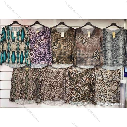 Damen Langarm Tunika (S / M ONE SIZE) ITALIAN FASHION IMWG216135