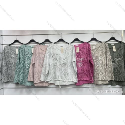 Damen Langarm Tunika (S / M ONE SIZE) ITALIAN FASHION IMWG216135