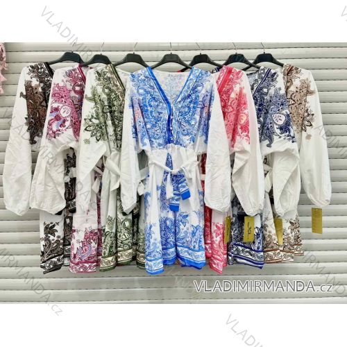 Mit Kapuze langärmliges mit Kapuze Kleid (uni s / m) IM2191956