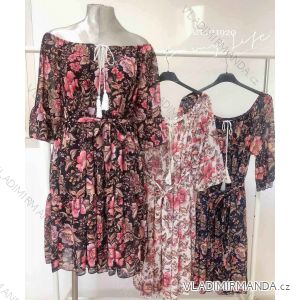 Sommer Sommer Carmen Langarmkleid (S / M / L ONE SIZE) ITALIAN FASHION IMWC216138