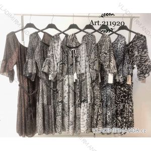 Sommer Sommer Carmen Langarmkleid (S / M / L ONE SIZE) ITALIAN FASHION IMWC216138