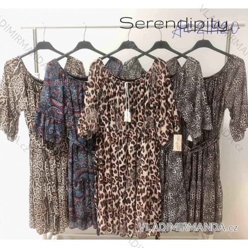Sommer Sommer Carmen Langarmkleid (S / M / L ONE SIZE) ITALIAN FASHION IMWC216138