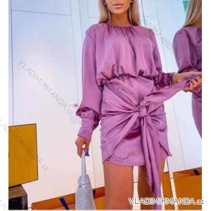 Damen Langes Sommer Langarmkleid (S / M ONE SIZE) ITALIAN FASHION IMWG216100