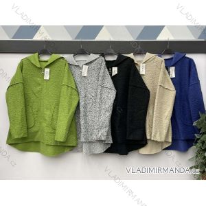 Kleid mit 3/4 Ärmeltasche für Damen (uni sl) ITALIAN Fashion IMWD20529