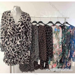 Sommer Sommer Carmen Langarmkleid (S / M / L ONE SIZE) ITALIAN FASHION IMWC216138