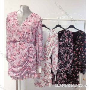 Sommer Sommer Carmen Langarmkleid (S / M / L ONE SIZE) ITALIAN FASHION IMWC216138
