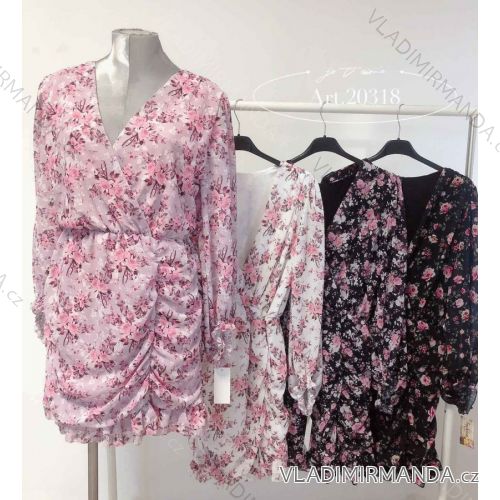 Sommer Sommer Carmen Langarmkleid (S / M / L ONE SIZE) ITALIAN FASHION IMWC216138