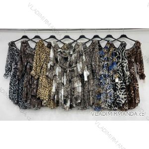 Sommer Sommer Carmen Langarmkleid (S / M / L ONE SIZE) ITALIAN FASHION IMWC216138