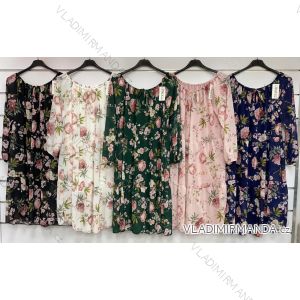 Damen Langes Sommer Langarmkleid (S / M ONE SIZE) ITALIAN FASHION IMWG216100