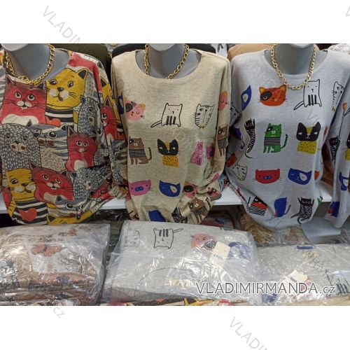 T-Shirt Kurzarm Damen übergroß (2xl-4xl) TURKISH FASHION FMB20006