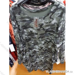 Šaty dlouhý rukáv dámské (L/XL ONE SIZE) ITALSKá MóDA MA821114