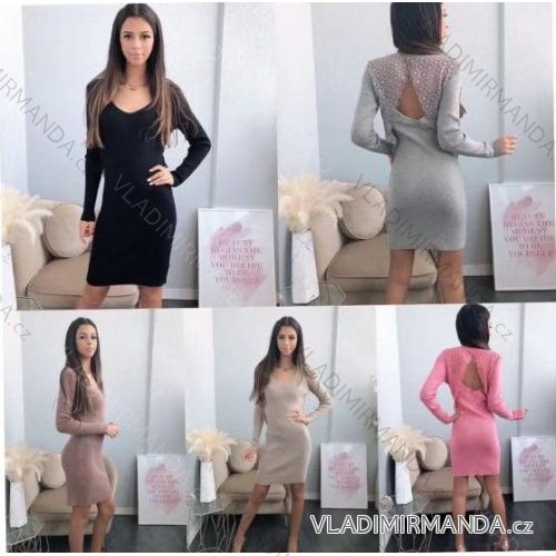 Strickkleid Langarm (S / M ONE SIZE) ITALIAN FASHION IMWA216579