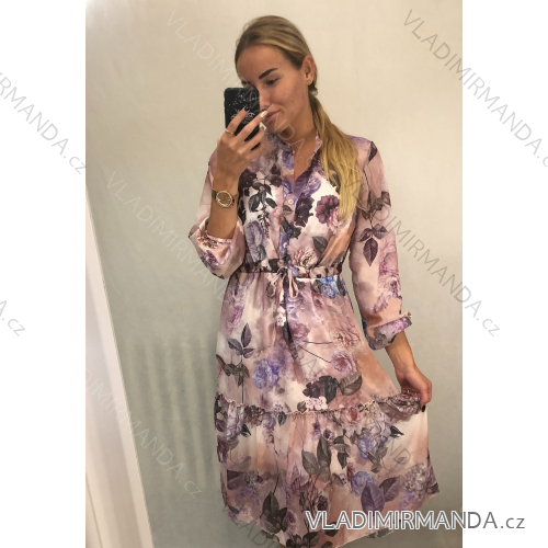 Langarmhemd für Damen (S / M ONE SIZE) ITALIAN FASHION IMWK21010