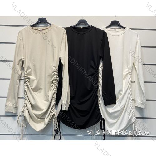 Mit Kapuze langärmliges mit Kapuze Kleid (uni s / m) IM2191956