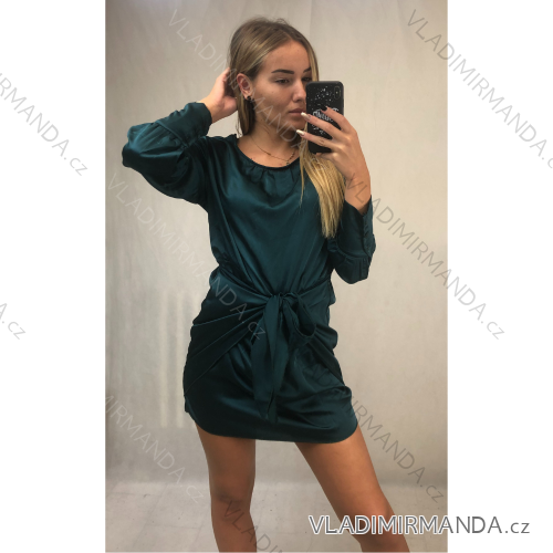 Elegantes Mini-Langarmkleid für Damen (UNI S / M) ITALIAN FASHION IMM20928
