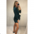 Elegantes Mini-Langarmkleid für Damen (UNI S / M) ITALIAN FASHION IMM20928