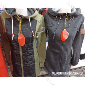 Damen Langarm Hoodie (uni m / l) ITALIAN MODA IM719409