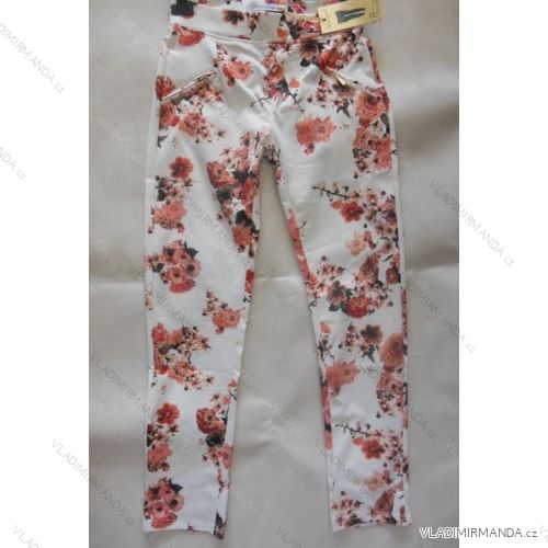 Hose Stoff Damen (34-44) FLOWERGIRL M1023-6
