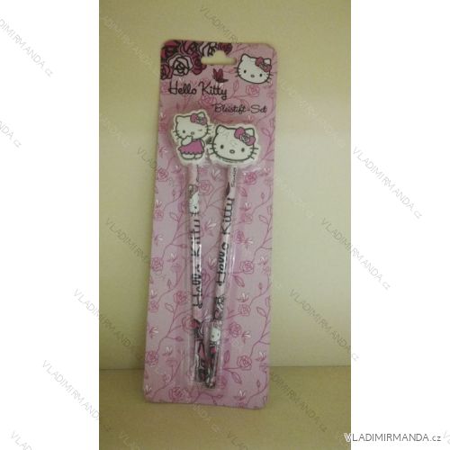 Bleistift mit Gummi 2 Stück Hallo Kitty LIZENZ 05HK6437
