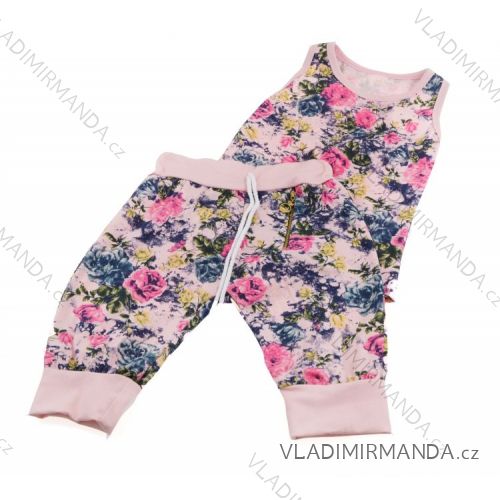 Set Sommerweste und 3/4 kurze Hose für Kindermädchen (2-12 Jahre) TURECKA VÝROBA 8-I8012
