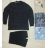 Pyjamas lange Männer Baumwolle übergroße (xl-4xl) HAF W-037C
