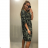 Damen Sommer Kurzarm Camouflage Kleid (M / L ONE SIZE) ITALIAN FASHION IMWM216071