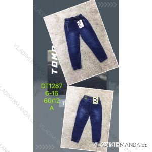 Jeans mit Lätzchen Kinder jugendliche Mädchen (4-12 Jahre) SAD SAD20DT175