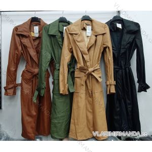 Damen Kunstledermantel (S / M ONE SIZE) ITALIAN FASHION IMWA216813