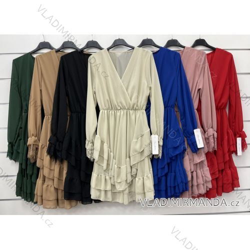 Sommer Sommer Carmen Langarmkleid (S / M / L ONE SIZE) ITALIAN FASHION IMWC216138