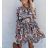 Damen Langarmkleid (S / M ONE SIZE) ITALIAN FASHION imwa216700