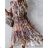 Sommer Hemdkleid Langarm Oversize Damen (S / M ONE SIZE) ITALIAN FASHION IMWM216078