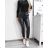 Damen Kunstlederhose (S / M ONE SIZE) ITALIAN FASHION IMWA216574