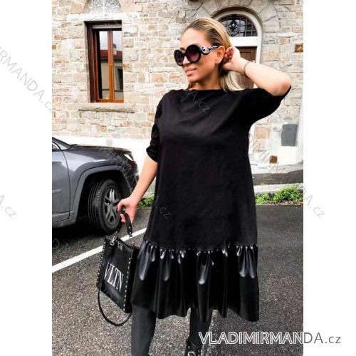 Damen Langarmkleid (S / M ONE SIZE) ITALIAN FASHION IMWA216684