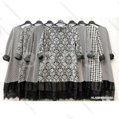 Damen Langarmkleid (L / XL ONE SIZE) ITALIAN FASHION IMWG216691
