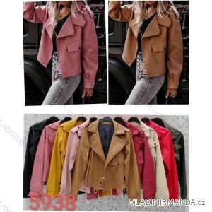 Damen Kunstlederjacke (S / M ONE SIZE) ITALIAN FASHION IMWD215938